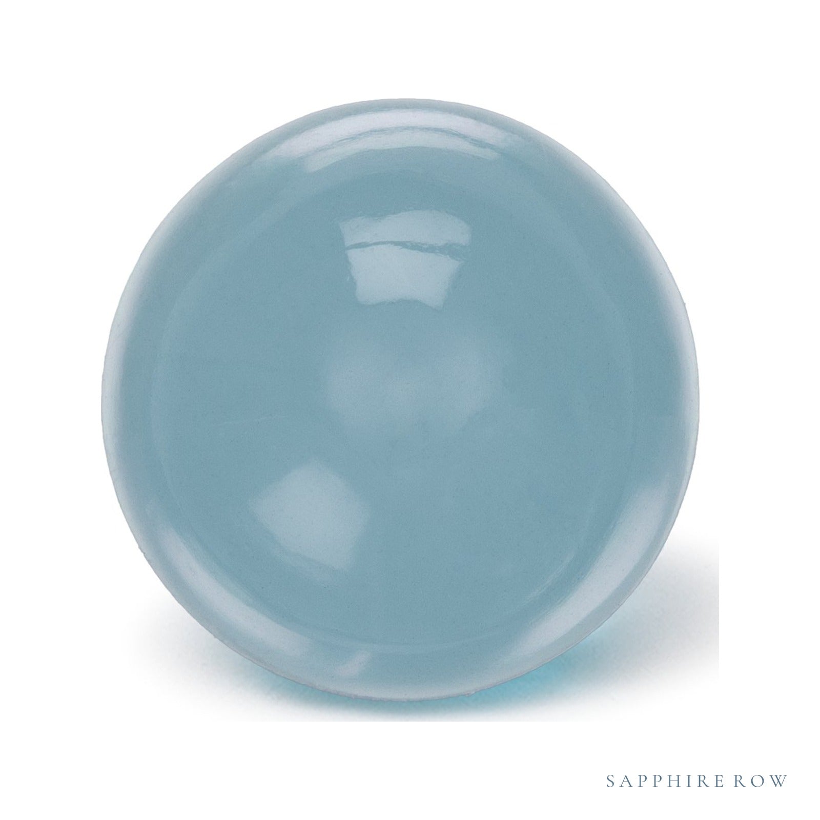 9.09 ct natural blue aquamarine from Germany, round cut | Sapphire Row · cut4