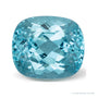 8.62 ct natural blue apatite from Madagascar, antique cushion cut | Sapphire Row · cut7
