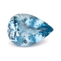 8.00 ct natural blue aquamarine from Mozambique, pear cut | Sapphire Row · cut7