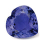7.54 ct natural blue tanzanite from Tanzania, heart cut | Sapphire Row · cut7