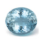 7.19 ct natural blue aquamarine from Brazil, oval cut | Sapphire Row · cut7