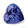 7.08 ct natural blue tanzanite from Tanzania, heart cut | Sapphire Row · cut7