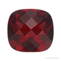 5 mm natural dark orange red mozambique garnet, cushion cut | Sapphire Row · cut7