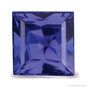 6.95 ct natural blue tanzanite from Tanzania, square cut | Sapphire Row · cut7