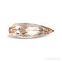 6.74 ct natural pink morganite from Mozambique, pear cut | Sapphire Row · cut7