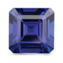 6.43 ct natural blue tanzanite from Tanzania, asscher cut | Sapphire Row · cut7