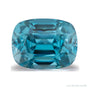 6.17 ct natural blue zircon from Cambodia, antique cushion cut | Sapphire Row · cut7