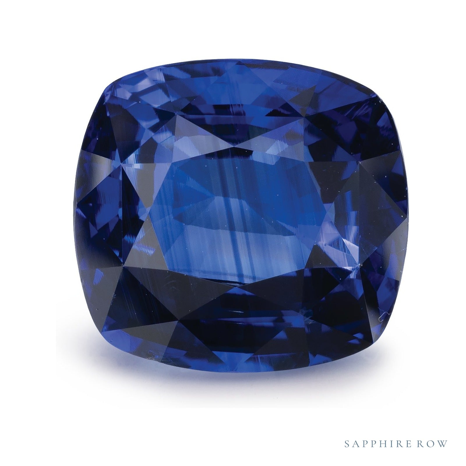 5.88 ct natural blue sapphire from Sri Lanka, antique cushion cut | Sapphire Row · cut4