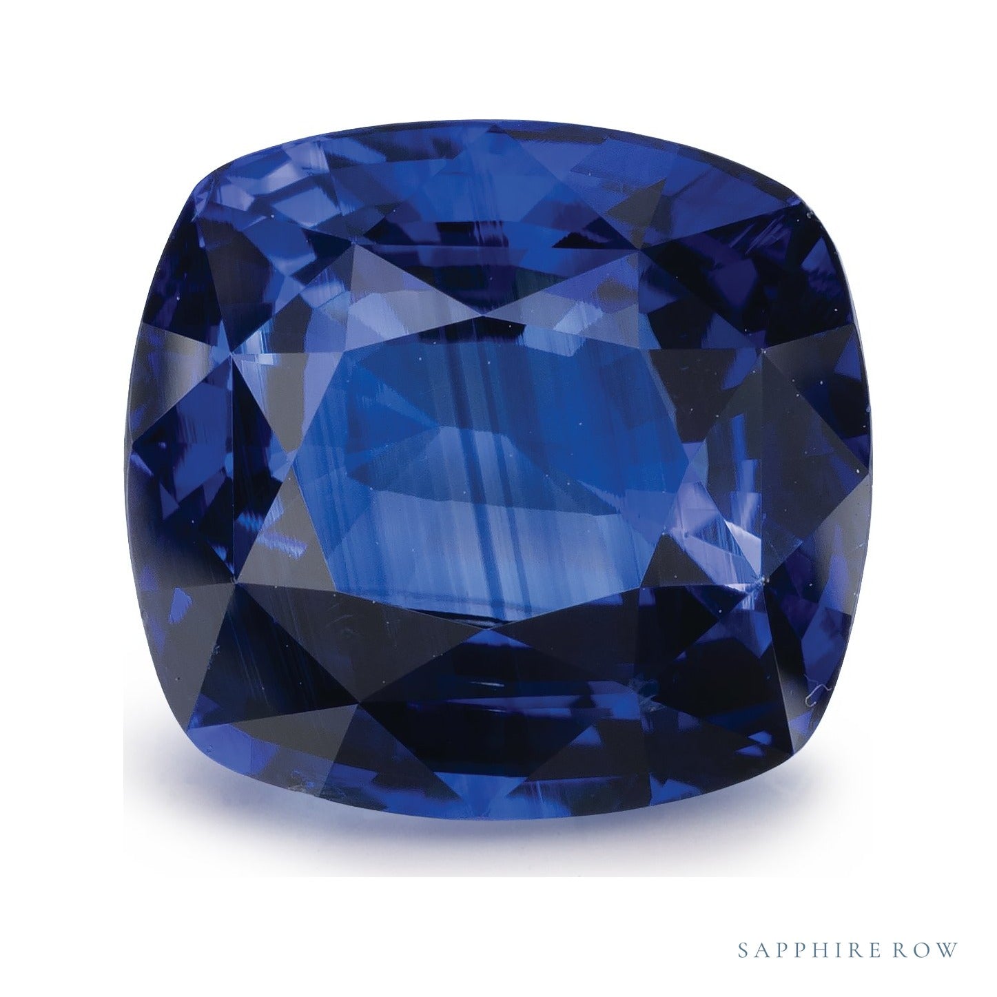 5.88 ct natural blue sapphire from Sri Lanka, antique cushion cut | Sapphire Row · cut7