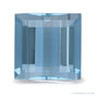 5.62 ct natural blue aquamarine from Mozambique, straight baguette cut | Sapphire Row · cut4