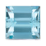 5.58 ct natural blue aquamarine from Mozambique, straight baguette cut | Sapphire Row · cut7