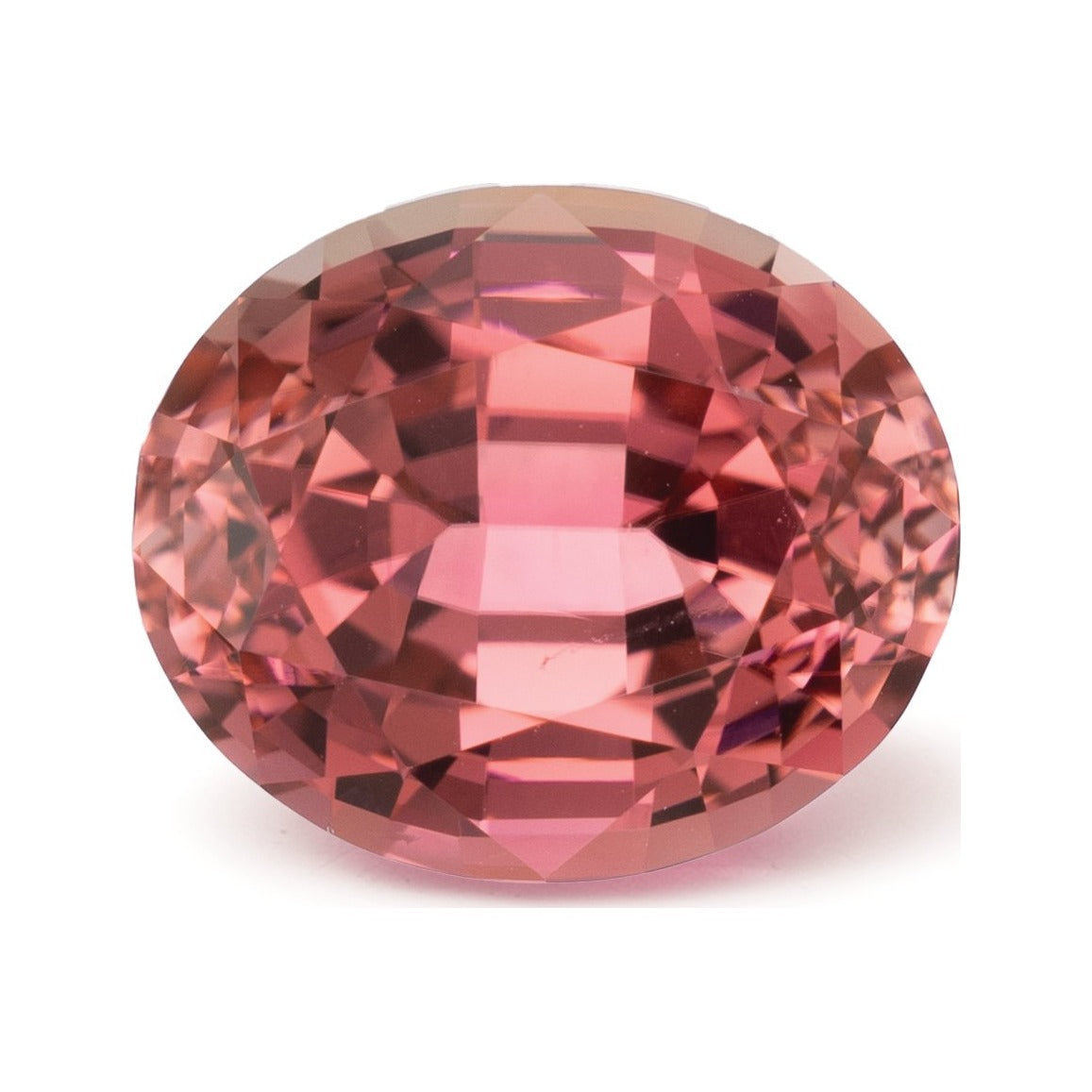 5.35 ct natural pink tourmaline from Madagascar, oval cut | Sapphire Row · cut7