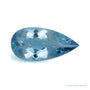 5.32 ct natural blue aquamarine from Mozambique, pear cut | Sapphire Row · cut7