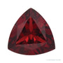 4 mm natural dark orange red mozambique garnet, trillion cut | Sapphire Row · cut7