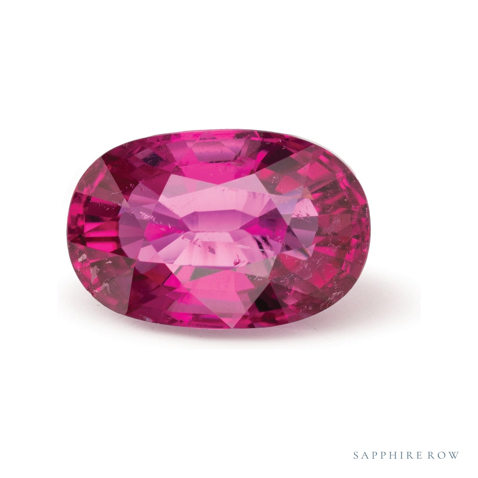 5.07 ct natural rubellite tourmaline from Nigeria, oval cut | Sapphire Row · cut4