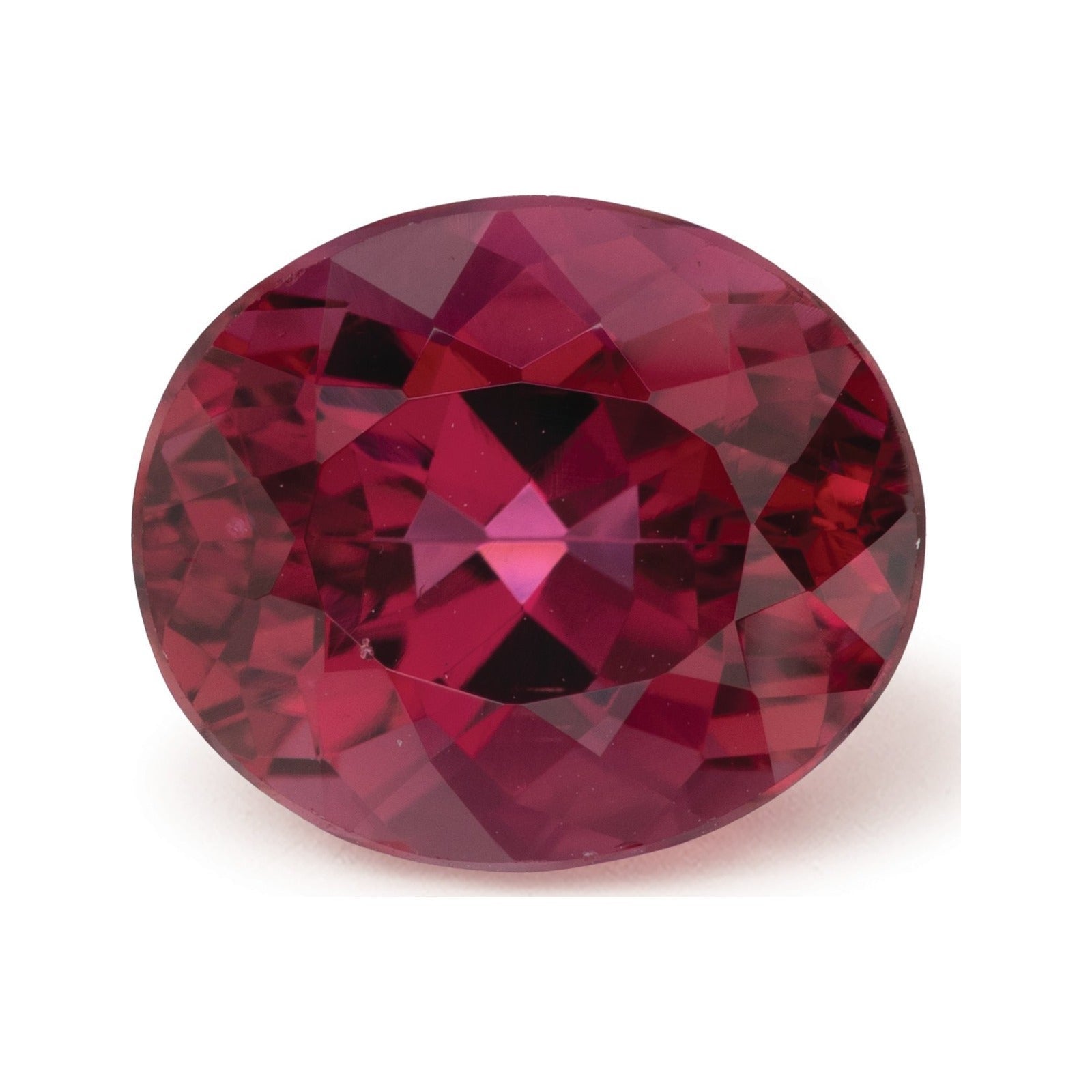 5.06 ct natural rubellite tourmaline from Brazil, oval cut | Sapphire Row · cut7