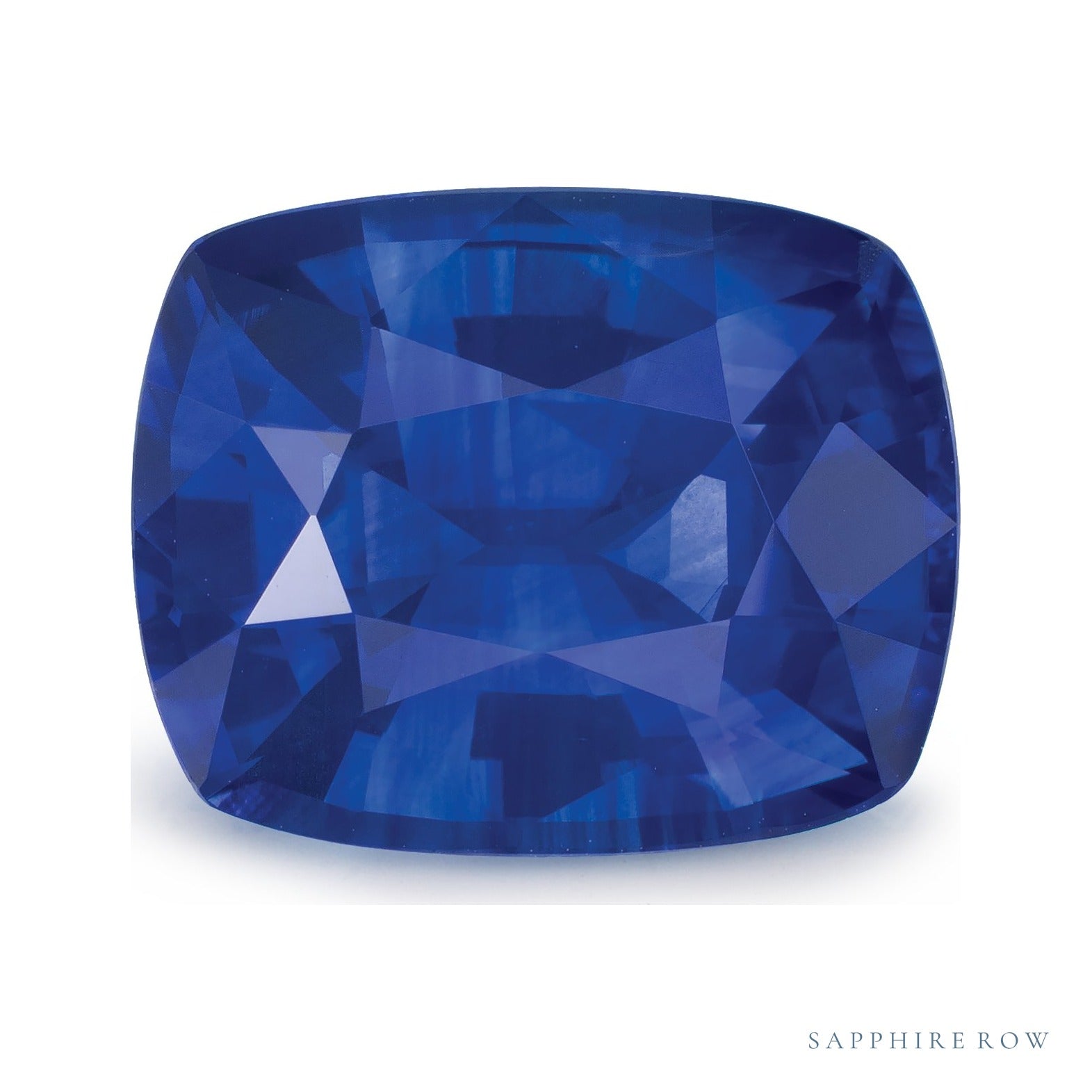 5.05 ct natural blue sapphire from Sri Lanka, antique cushion cut | Sapphire Row · cut7