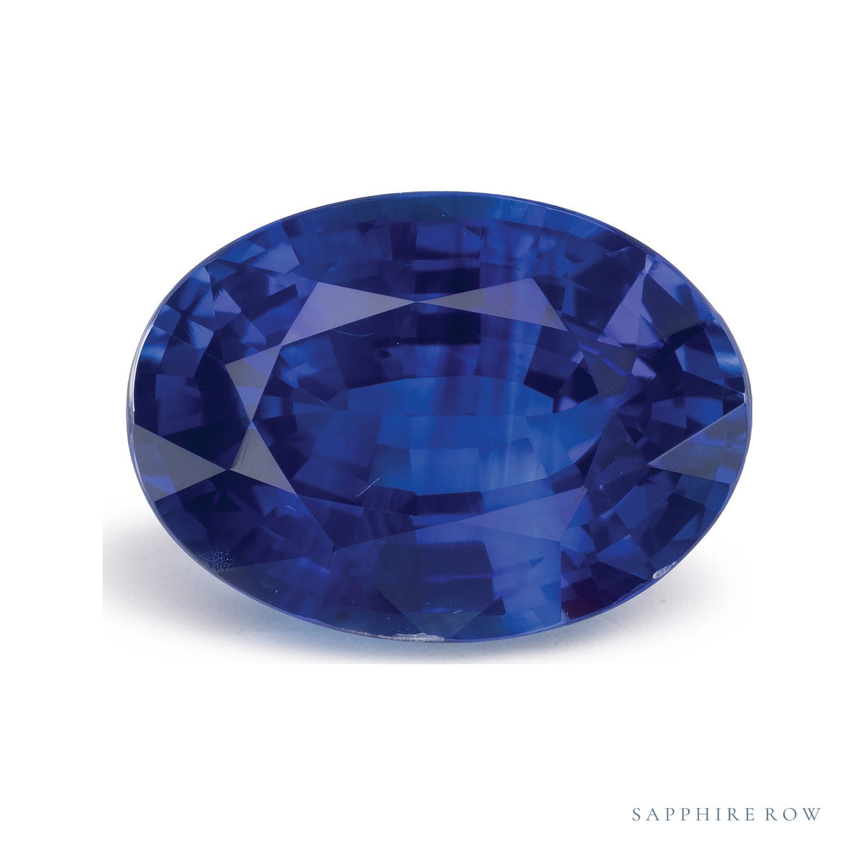 5.04 ct natural blue sapphire from Sri Lanka, oval cut | Sapphire Row · cut7