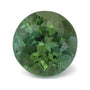 5.04 ct natural green tourmaline from Nigeria, round cut | Sapphire Row · cut7