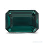 5.02 ct natural green sapphire from Sri Lanka, emerald cut | Sapphire Row · cut7