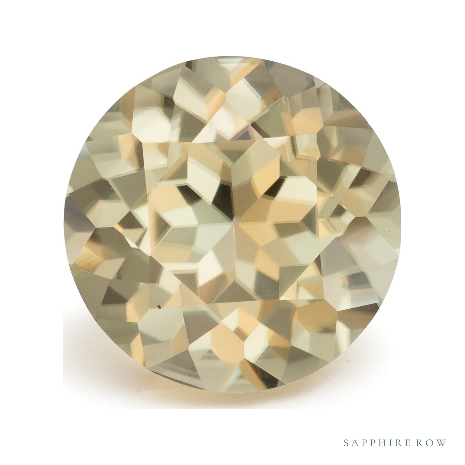 4.95 ct natural color-change zultanite diaspore from Turkey, round cut | Sapphire Row · cut4