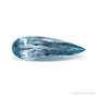 4.80 ct natural blue aquamarine from Mozambique, pear cut | Sapphire Row · cut7