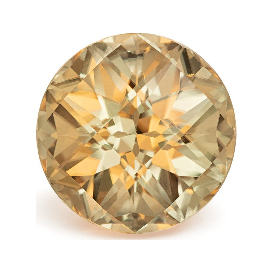 4.78 ct natural color-change zultanite diaspore from Turkey, round cut | Sapphire Row · cut7