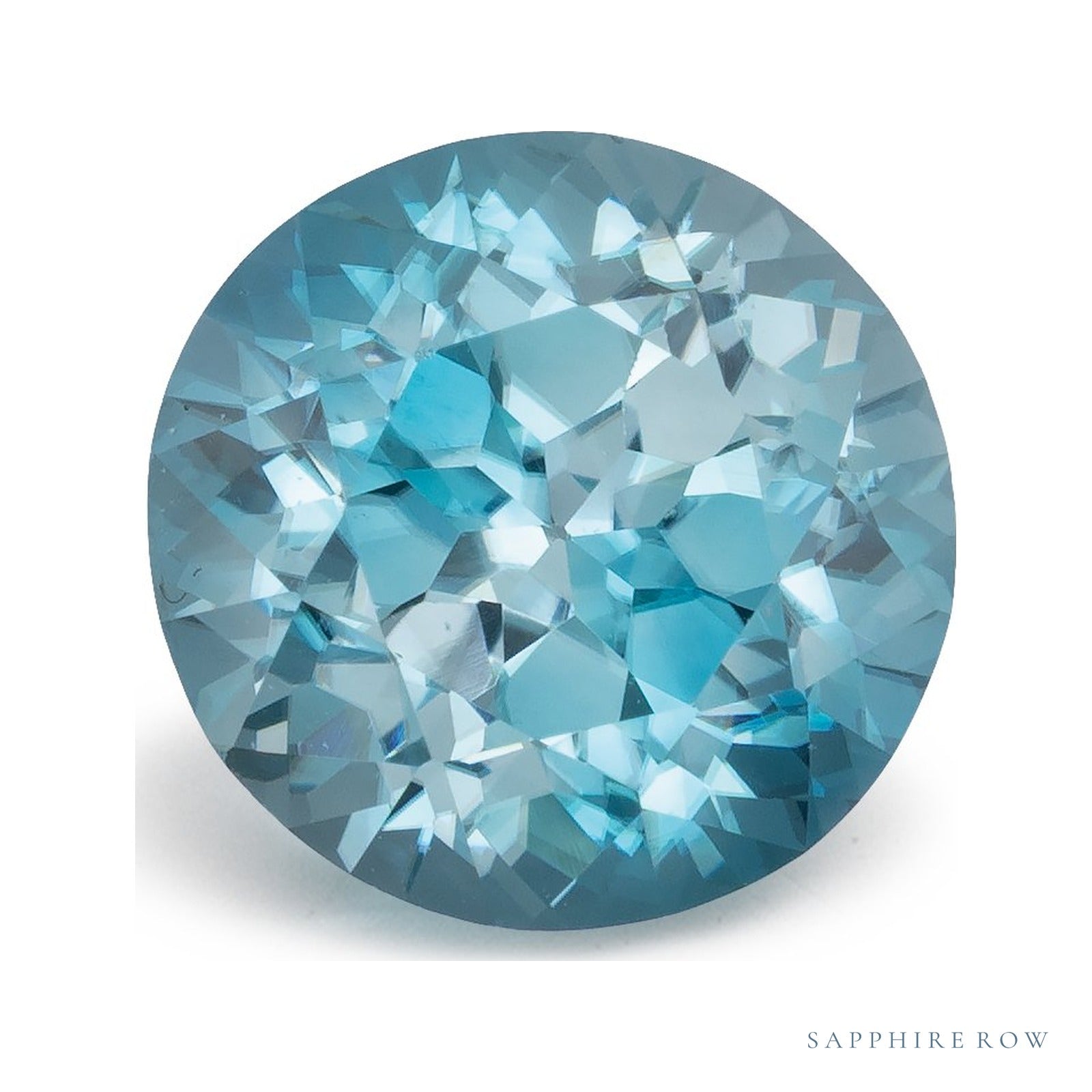4.62 ct Round Natural Natural Zircon Zircon – Faceted Cut – N/A Certified — Sapphire Row · cut4