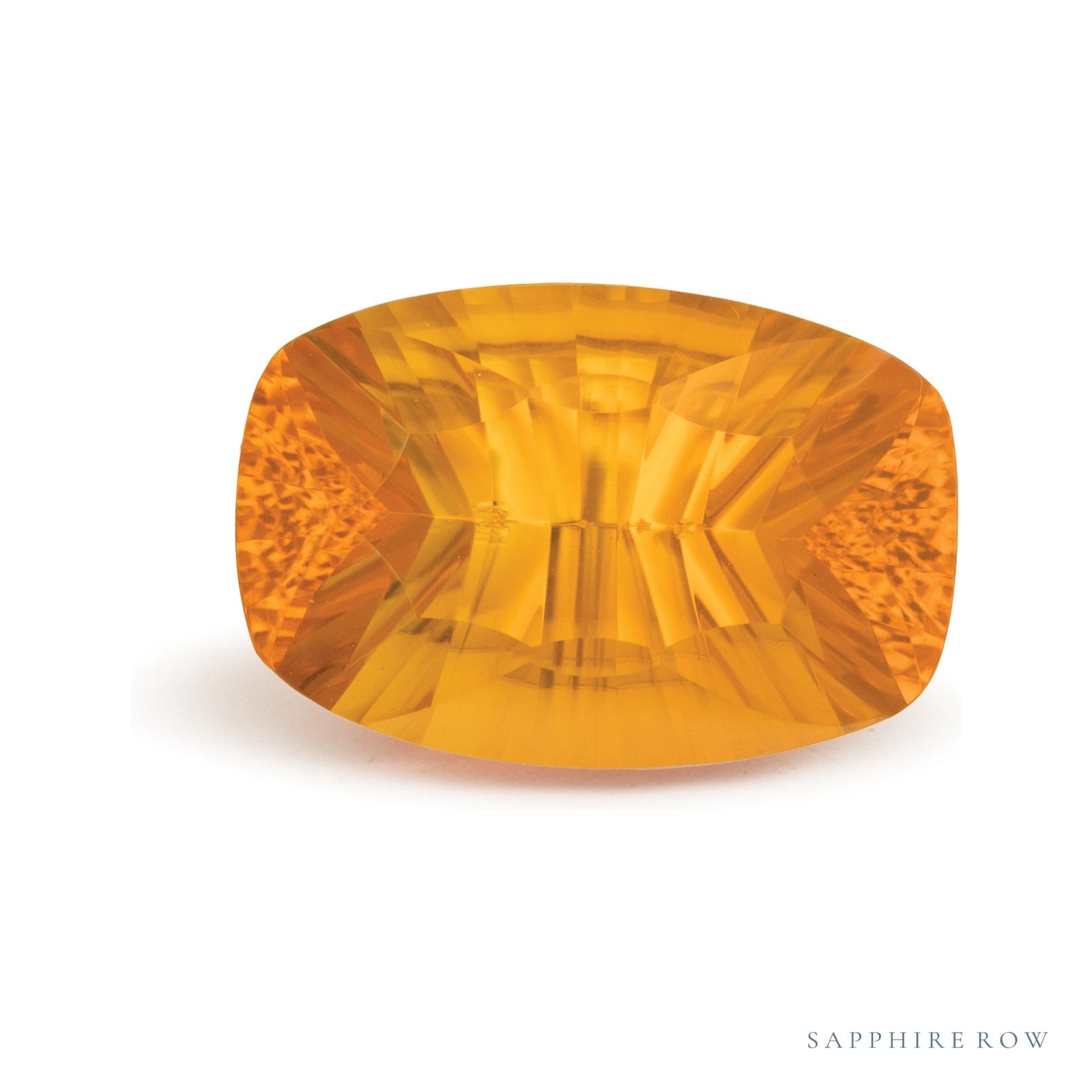 4.57 ct natural red opal from Mexico, antique cushion cut | Sapphire Row · cut4