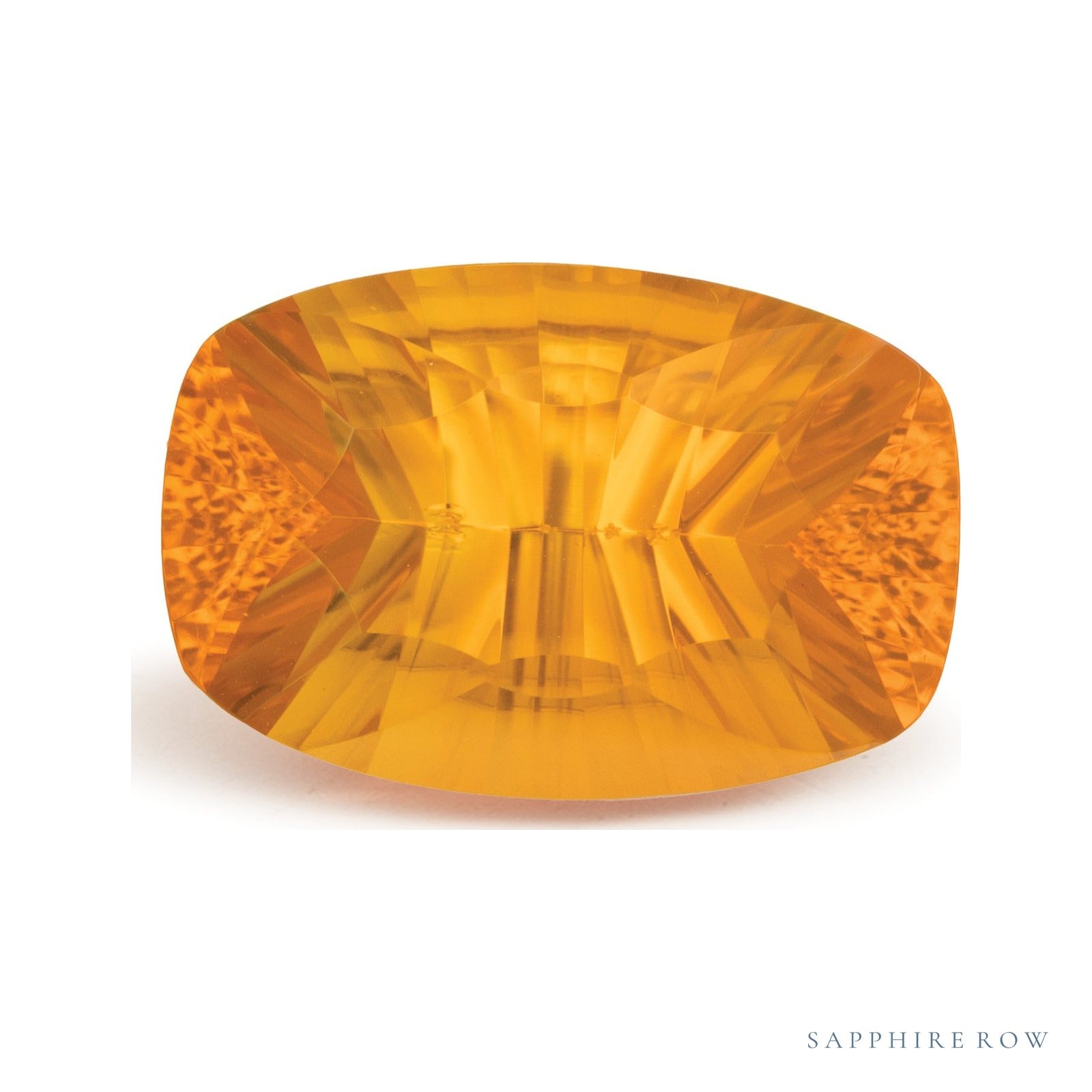 4.57 ct natural red opal from Mexico, antique cushion cut | Sapphire Row · cut7