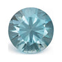 4.53 ct natural blue zircon from Cambodia, round cut | Sapphire Row · cut7