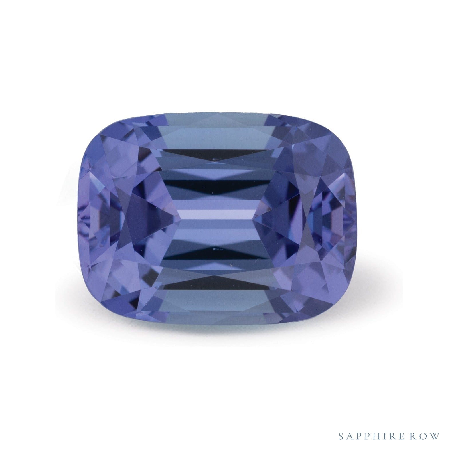 4.51 ct natural blue tanzanite from Tanzania, antique cushion cut | Sapphire Row · cut4