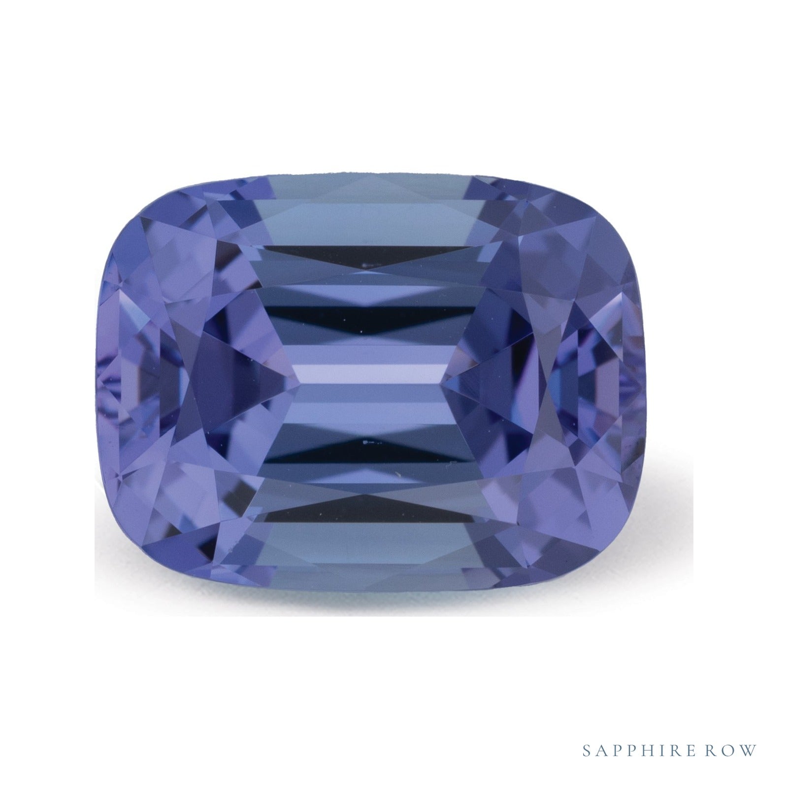 4.51 ct natural blue tanzanite from Tanzania, antique cushion cut | Sapphire Row · cut7