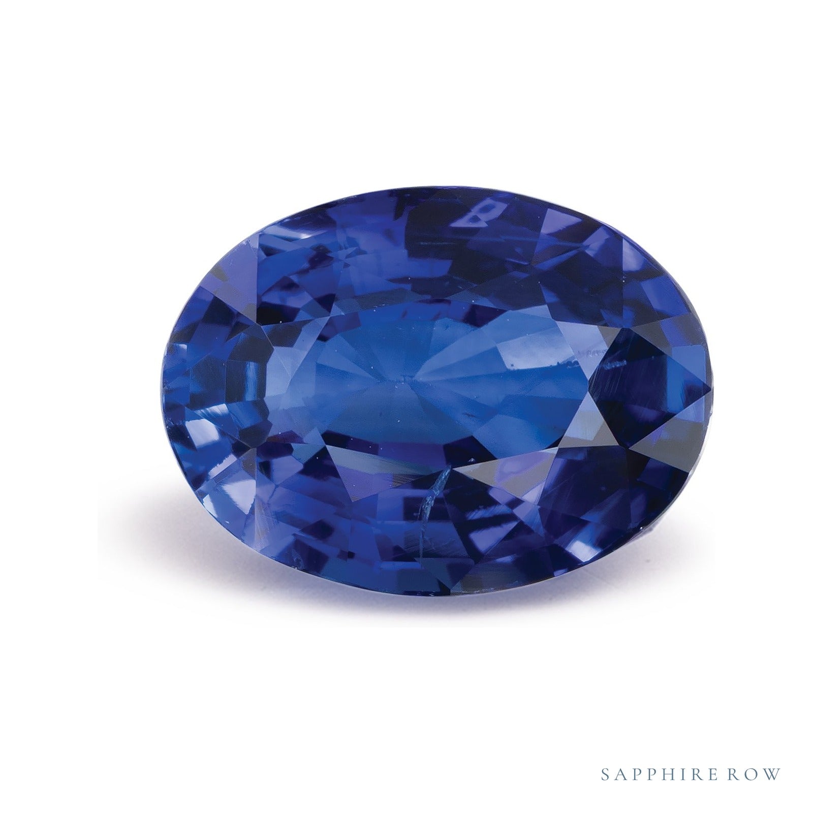 4.51 ct natural blue sapphire from Sri Lanka, oval cut | Sapphire Row · cut4