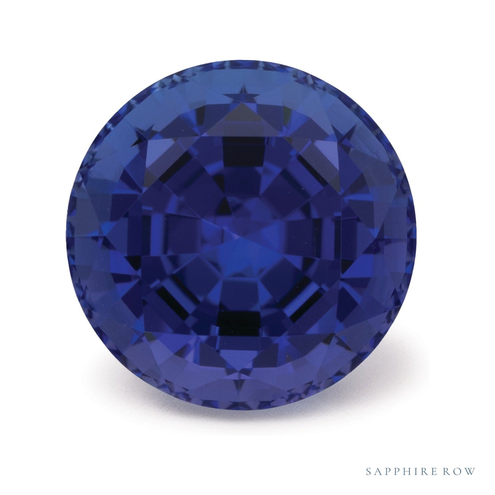 4.50 ct natural blue tanzanite from Tanzania, round cut | Sapphire Row · cut4
