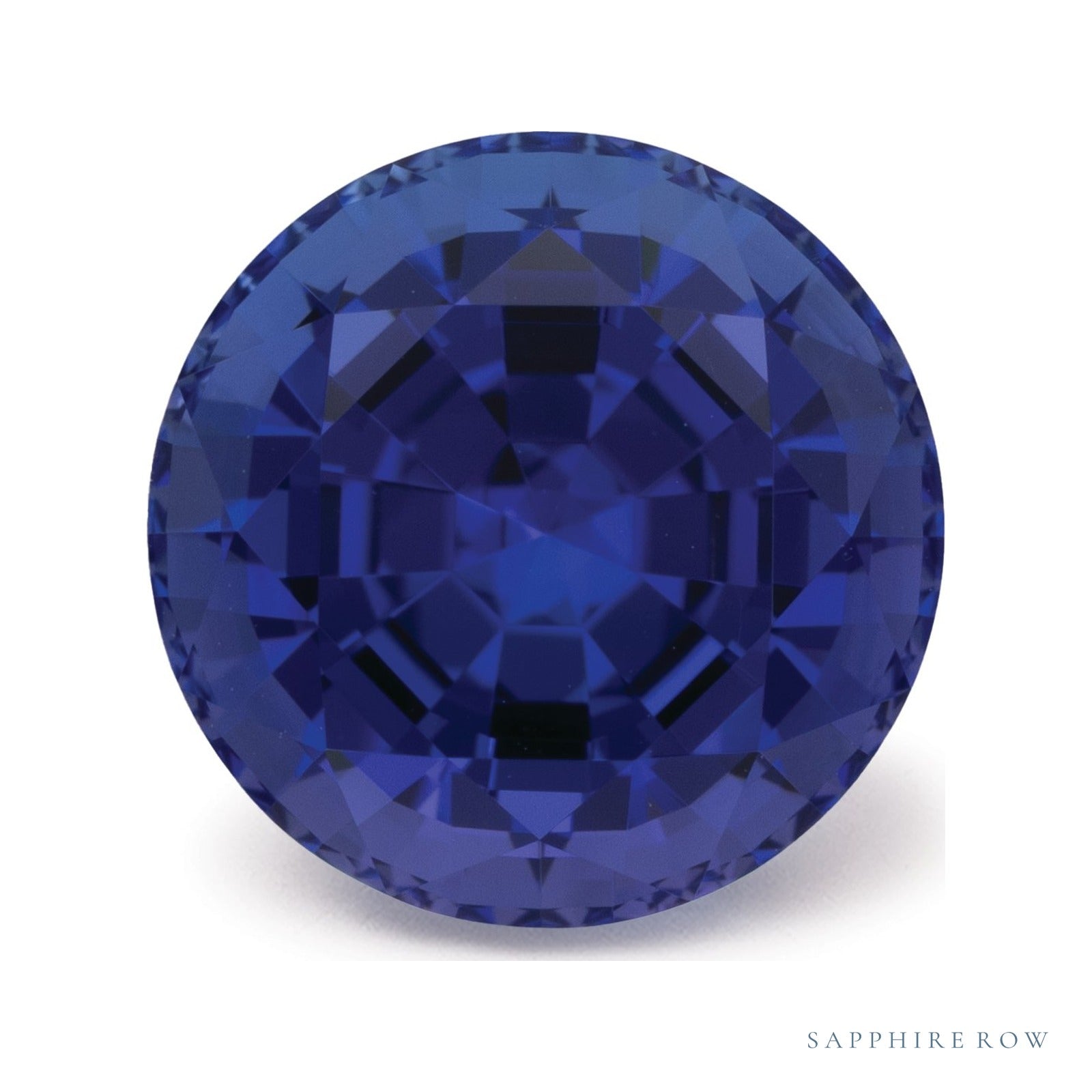 4.50 ct natural blue tanzanite from Tanzania, round cut | Sapphire Row · cut4