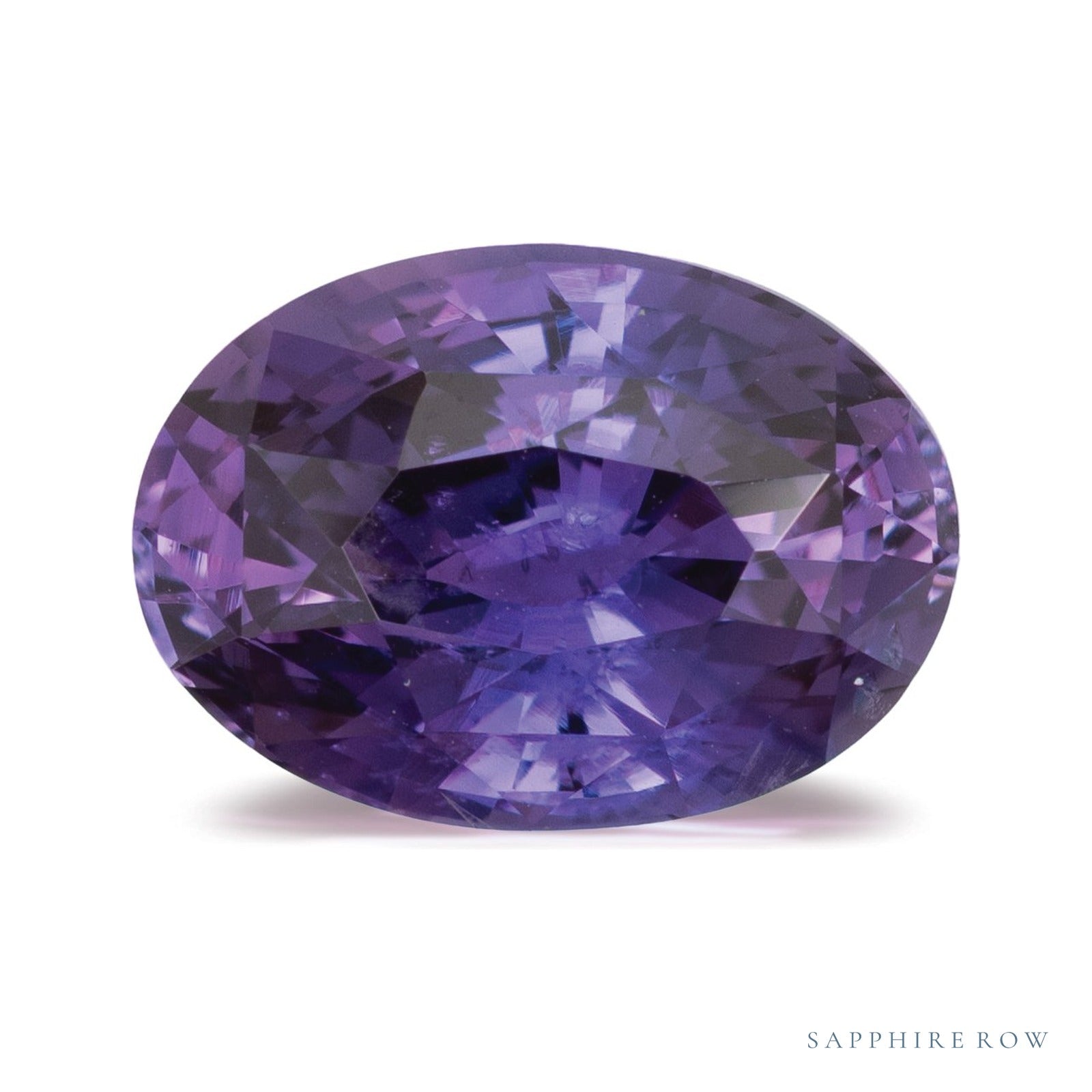 4.42 ct natural purple sapphire from Sri Lanka, oval cut | Sapphire Row · cut4