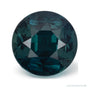 4.41 ct natural teal sapphire from Sri Lanka, round cut | Sapphire Row · cut7