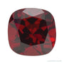 5 mm natural dark orange red mozambique garnet, cushion cut | Sapphire Row · cut7