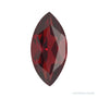 4x2 mm natural dark orange red mozambique garnet, marquise cut | Sapphire Row · cut7