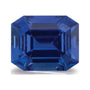4.08 ct natural blue sapphire from Sri Lanka, emerald cut | Sapphire Row · cut7