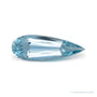 4.06 ct natural blue aquamarine from Mozambique, pear cut | Sapphire Row · cut7