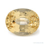 3.93 ct natural golden topaz from Brazil, oval cut | Sapphire Row · cut7