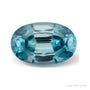 3.92 ct natural blue zircon from Cambodia, oval cut | Sapphire Row · cut7