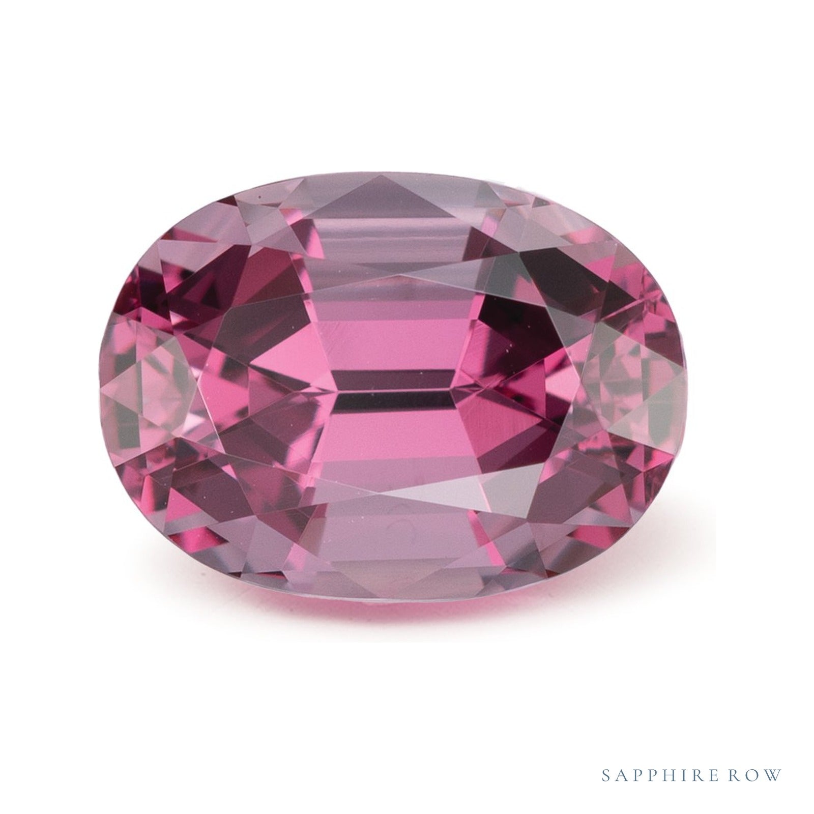 3.90 ct natural purple spinel from Madagascar, oval cut | Sapphire Row · cut4