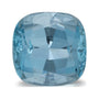 3.80 ct natural blue aquamarine from Mozambique, cushion cut | Sapphire Row · cut7