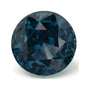 3.74 ct natural teal sapphire from Madagascar, round cut | Sapphire Row · cut7