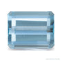 3.60 ct natural blue aquamarine from Mozambique, emerald cut | Sapphire Row · cut7