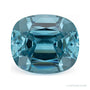 3.59 ct natural blue zircon from Cambodia, antique cushion cut | Sapphire Row · cut7