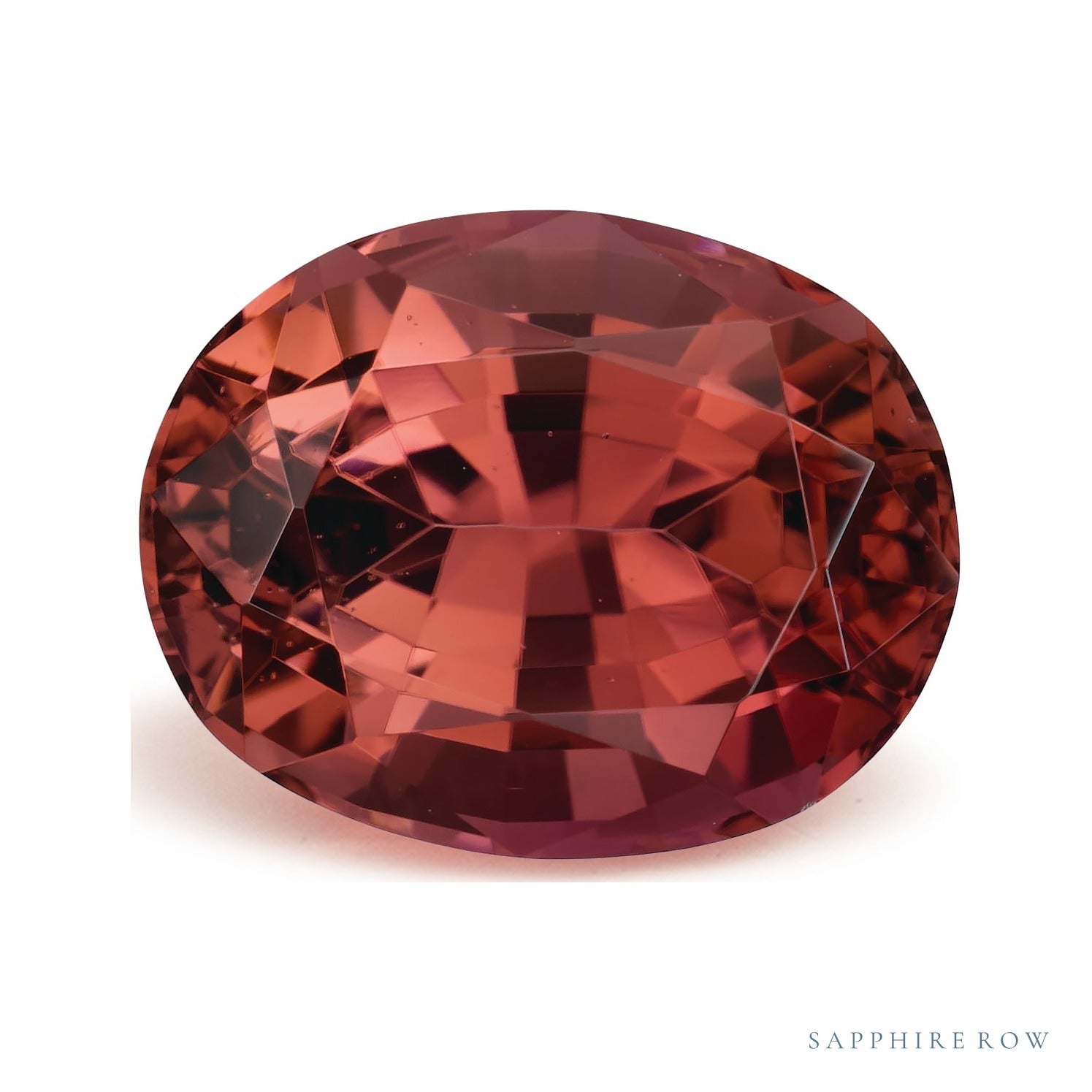3.48 ct natural pink tourmaline from Nigeria, oval cut | Sapphire Row · cut4 · cut5